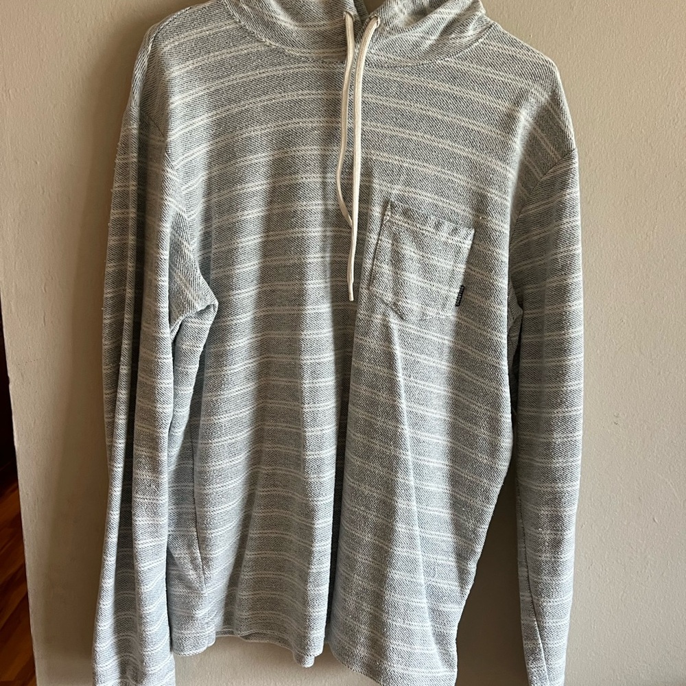 Billabong Textured Gray Knit Sweater